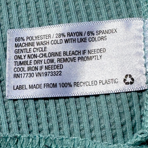 LOT of 2 WILD FABLE TARGET 2 TONE Bralette Sport Crop Tank Top Green Pink XL - Picture 4 of 8